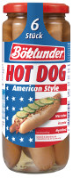 Böklunder Hot Dogs American Style 6 Stück 300 g Glas